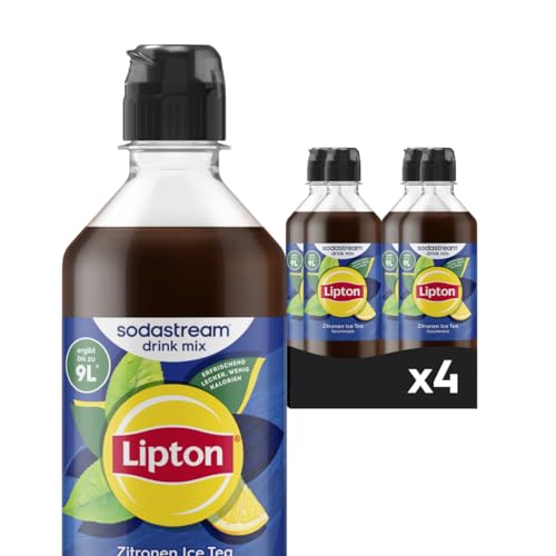 Sodastream drink mix Lipton Zitronen Ice Tea, 4er Pack (4 x 440 ml)