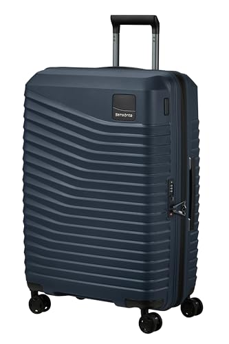 Samsonite Intuo - Spinner M, Erweiterbarer Koffer, 69 cm, 79/87 L, Blau (Blue Nights)
