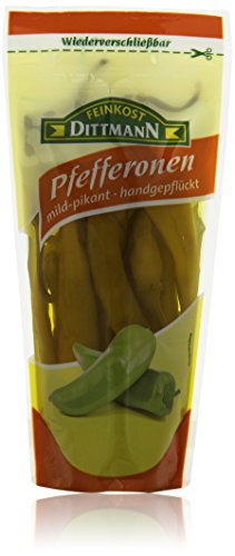 Feinkost Dittmann Griechische Pfefferonen Mild, 125 g