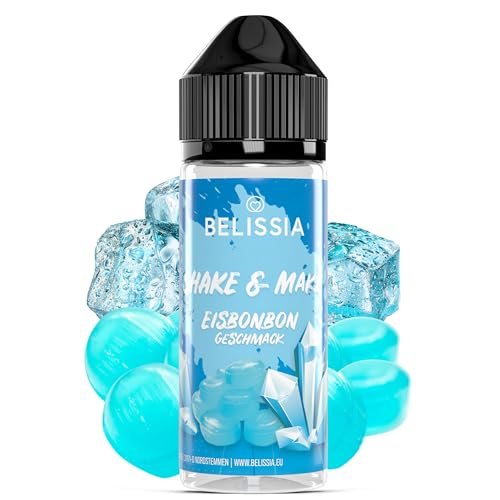 Belissia Shake and Make - Geschmack Eisbonbon - Hochdosiertes Lebensmittel Aroma 10ml mit praktischer Schüttelflasche zum mischen. Für Lebensmittel, Kochen, Backen, Hobby, Raumerfrischung uvm.