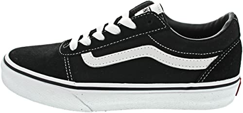 Vans Unisex Kinder Ward Sneaker Ward Trainers, (SUEDE/CANVAS) BLACK/WHITE, 36 EU