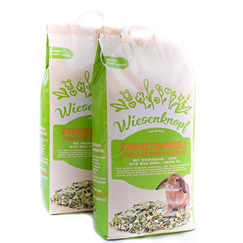 Wiesenknopf Kaninchenfutter Strukturmüsli 15kg