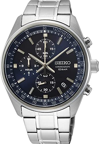 Seiko Herren-Uhr Quarz Edelstahl mit Edelstahlband SSB377P1