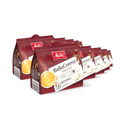 Melitta BellaCrema Intenso, Kaffeepads, Stärke 4/5, 160 Pads