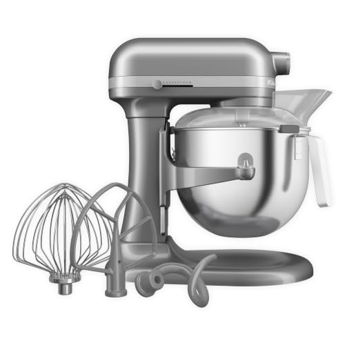 KitchenAid HEAVY DUTY KÜCHENMASCHINE MIT SCHÜSSELHEBER 6,6 L - KONTUR SILBER 5KSM70JPXECU