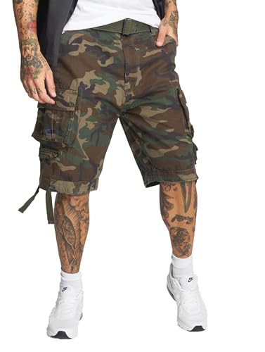 Brandit Savage Vintage Shorts, Farbe: Woodland, Größe: L