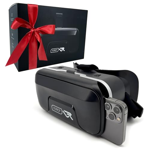 Kiiroo VR Headset für Handy – Mobile VR Brille für iPhone, Android & Windows, 5,5