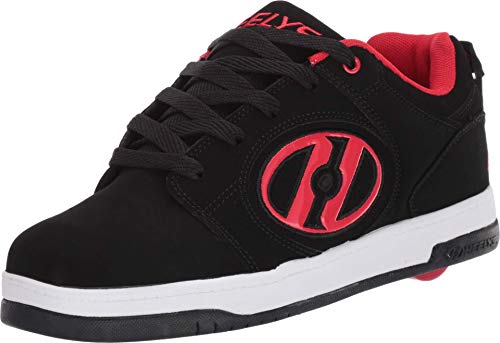 Heelys Voyager Tennisschuh, Schwarz/Rot, 13