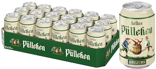 Helles Pülleken, EINWEG (18 x 0.33 l Dose) - Helles Bier – Mild & süffig