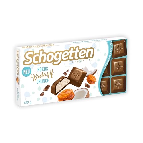 Schogetten Kokos Kadayif Vollmilch I 100 g Tafel I Vollmilchschokolade