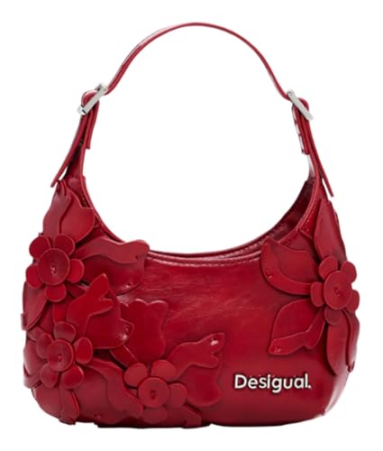 Desigual Reprise Red Valentine Haiti Hand Bag Carmine