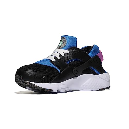 Nike Huarache Run GS E Trainers DR0166 Sneakers Schuhe (UK 4 US 4.5Y EU 36.5, Black Mint Foam Photo Blue 001)
