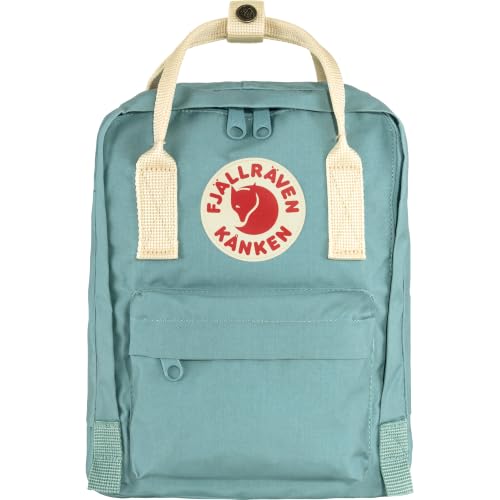 Fjällräven Kånken Mini Rucksack, Sky Blue-Light Oak, 29 x 20 x 13 cm, 7 L