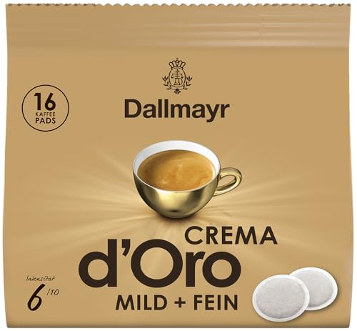 Dallmayr Crema d 'Oro mild & fein Pads (16 Kaffee Pads)