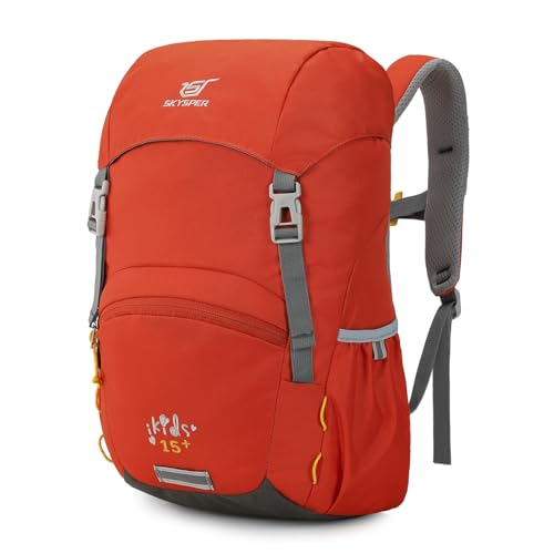 SKYSPER Wanderrucksack Kinder Kinderrucksack 15L Leichter Komfortabler Rucksack für Jungen & Mädchen