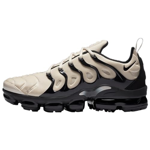 Nike Air Vapormax Plus Herrenschuhe (924453-103, White/Neptune Green/Dynamic Yellow), Knochen/Schwarz, 42.5 EU