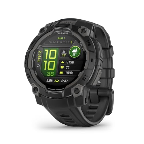 Garmin Instinct 3 45mm AMOLED – GPS-Multisport-Smartwatch, 1,2