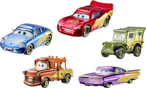 Mattel Disney und Pixar Rennautos 5er-Pack zum 20. Jubiläum