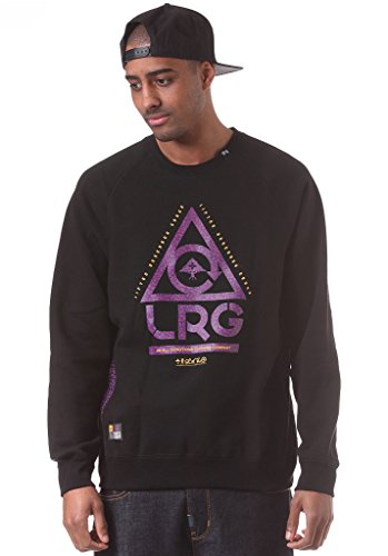 LRG Herren Gritstone Sweatshirt, schwarz, Large