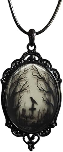 MAOSHYMS Gothic Halskette Damen Vintage Gothic Halskette Vintage Halloween Accessoires für Halloween Karneval Maskerade