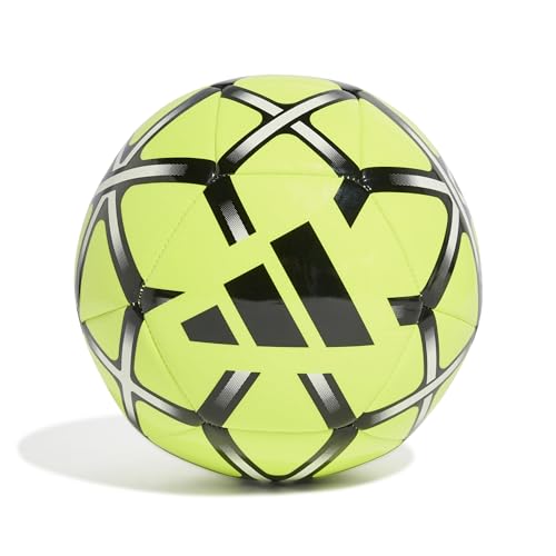 adidas Unisex Starlancer Club Ball, Lucid Lemon/Black, 5