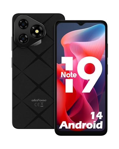 Ulefone Note 19 Handy Android 14, 6GB RAM+32GB ROM/SD-512GB, 6.56