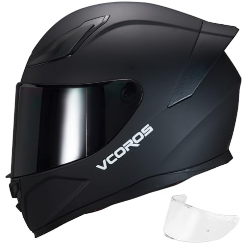 Integralhelm für Unisex Erwachsene WS-609 Motorradhelm mit Austauschbar Helmvisier ECE 22.06 Zertifiziert Vollvisierhelm Integralhelme für Motorrad Roller Rennen