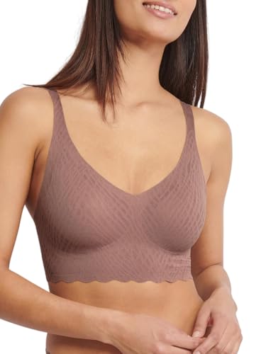 sloggi Damen Zero Feel Bliss Bralette, Cacao, L