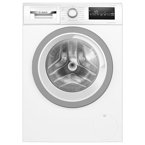 BOSCH WAN28K23 Waschmaschine Serie 4, Frontlader mit 8kg Fassungsvermögen, 1400 UpM, EcoSilence Drive: leises und sparsames Waschen, Hygiene Plus, Speed Perfect, Weiß, 60cm, Amazon Exclusive Edition