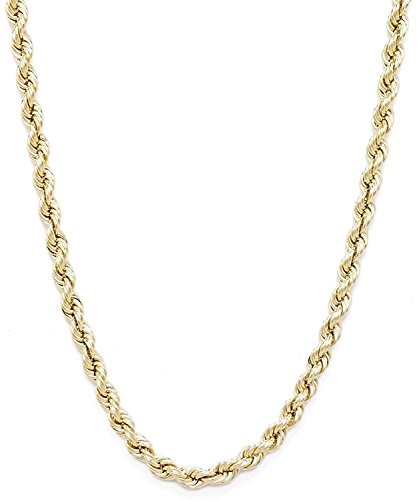 PRINS JEWELS 18 Karat 750 Gold Kordelkette Gelbgold Unisex - 4.40 mm. Breit (70)