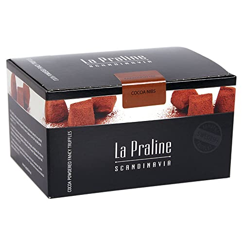 La Praline Schokotrüffel Pralinen mit Kakaosplittern, ca. 20-22 Stk. (1 x 200g)