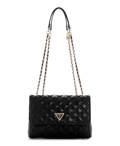 GUESS Giully II Compound Convertible Flap Bag Black