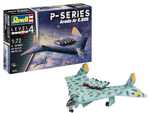 Revell Modellbau, AR555 (P-Series), Bausatz, Maßstab 1:72, 98 Teile, Bastelset ab 12 Jahren, Realistische Nachbildung, Präzises Flugzeugmodell