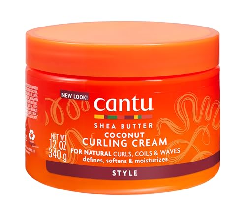 Cantu Lockencreme mit Sheabutter und Kokosnuss, für natürliches Haar, 340 g