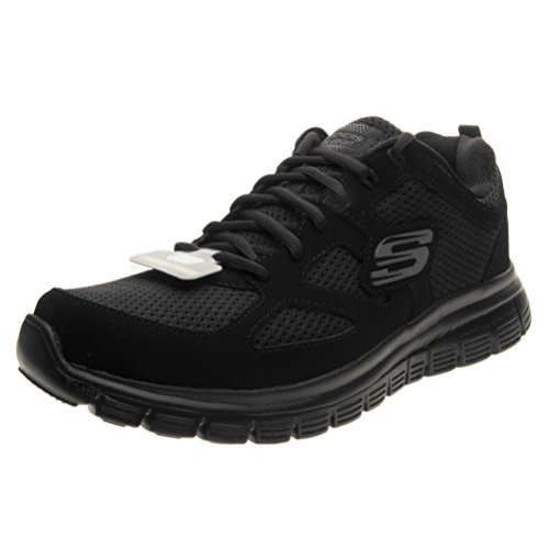 Skechers Burns- Agoura Herren Turnschuhe, Black, 43 EU