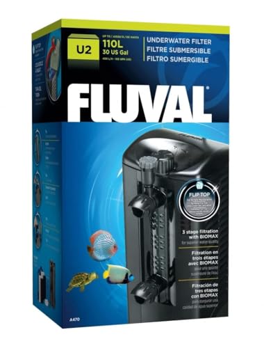 Fluval U2 Innenfilter, für Aquarien von 45 bis 110l, 5W