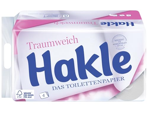 Hakle Traumweich Toilettenpapier – 16 Rollen, Sanfte Reinigung für Wohlbefinden