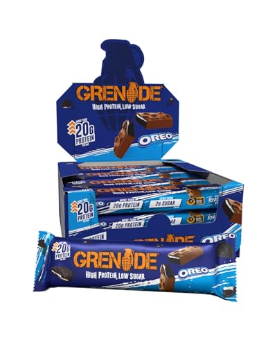 Grenade OREO Proteinriegel – Proteinreich & Zuckerarm – 12 x 60 g