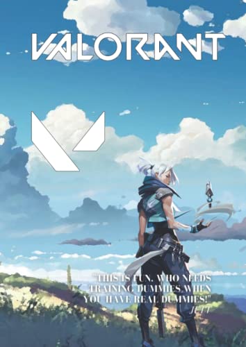 Valorant Jett Notebook / Journal / Diary, 60 sheets, A4, lined