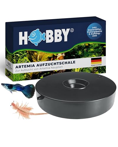 HOBBY Aquaristik Artemia Aufzuchtschale I Mit Sieb, Trennschale und Dosierlöffel I Einfache und flexible Nutzung I Kein Belüfter nötig I Ideal für Anfänger und Profis