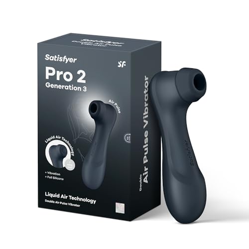 Satisfyer Pro 2 Generation 3 Vibrator | Liquid-Air-Technologie | Leise Starke Klitoris-Stimulation | Druckwellenvibrator mit Vibrationen | Sex-Spielzeug Geschenk für Frauen | Erotischer Dildo Frau