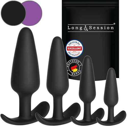 Analplug Set aus hautfreundlichem Silikon, DAS ORIGINAL Buttplug Set für Frauen und Männer, Anal Plug als Analspielzeuge für Anfänger und Fortgeschrittene, Butt Plυg anal Toy, Analplugs, Analdehner