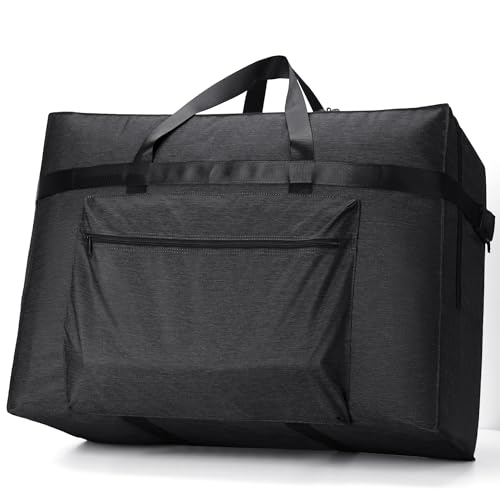 80L Reisetasche Groß, Wassserabweisend & Faltbare, Reisetasche Handgepäck für Reisen, Umzüge, Urlaub, Aufbewahrungstasche für Herren Damen