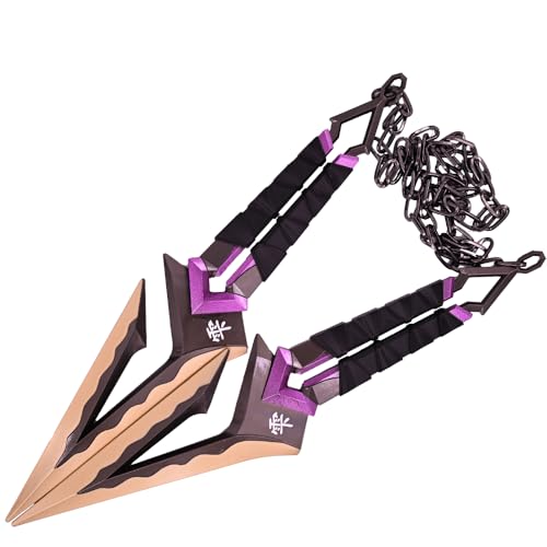 Superbuybox Valorant Knife Martial Arts Game Collection Schlüsselanhänger Schreibtisch Dekoration Rucksack Anhänger Geschenk (Valorant Kuronami No Yaiba Knife)