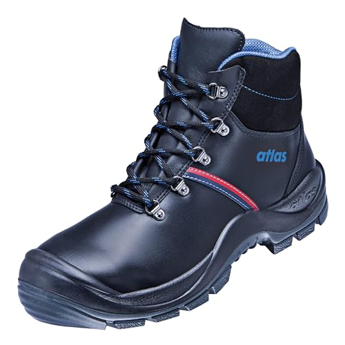 Atlas Anatomic BAU 500, Arbeitsschuh Klasse: EN ISO 20345:2011 S3, Schwarz, 45 EU