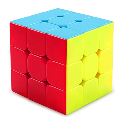 JOPHEK Zauberwürfel, Zauberwürfel Stickerless Zauberwürfel Original Speed Cube Puzzle Würfel, Schneller & Professioneller (3x3)