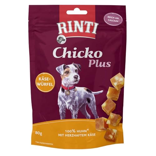 RINTI Chicko Plus Käsewürfel mit Huhn 12x80g
