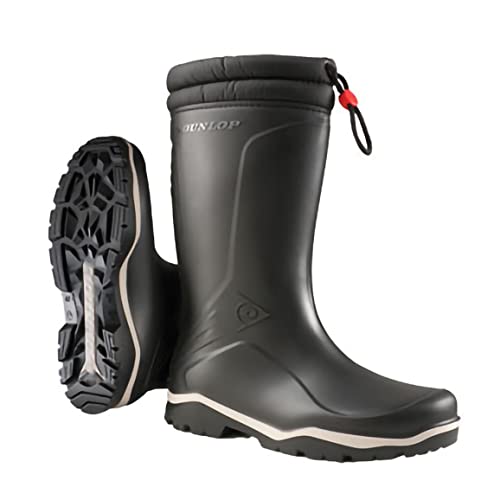 DUNLOP Blizzard - Thermo Schneestiefel – Gefütterte Winterstiefel für Damen & Herren – 100% wasserdicht & warm - Schwarz – Größen 42