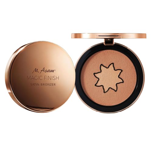M. Asam MAGIC FINISH Satin Bronzer Light (6,5g) – Bronzer Puder Duo mit Satin-Touch Textur, ultra-feine Farb-Pigmente, natürlicher Glow, veganes Make Up, silikonfrei