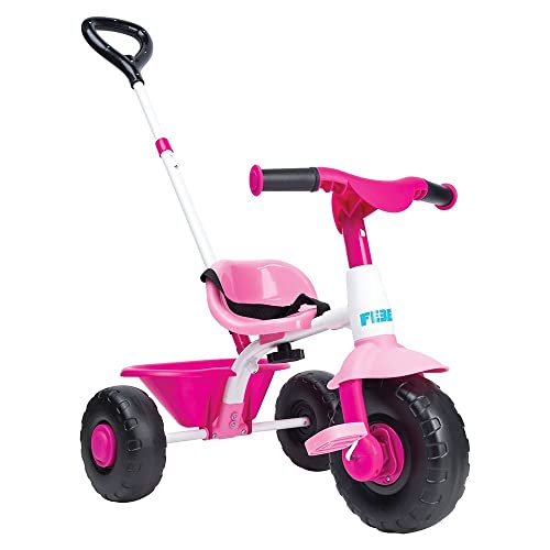 FEBER- Dreirad Trike 2 Mädchen von 1 bis 3 Jahre alt, Rosa, Famosa (800012811)